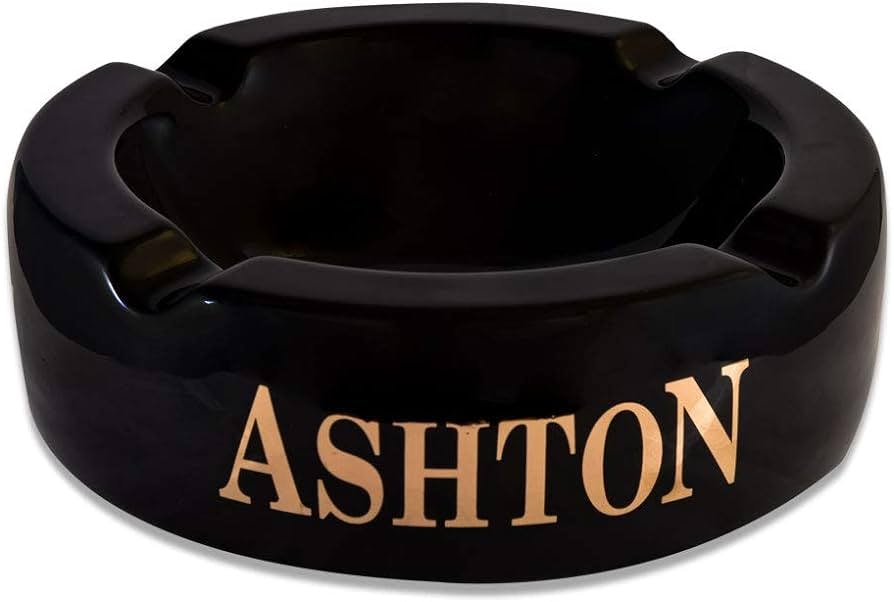 Ashton Large Black Ashtray - Vape and Cigar Shop in Calgary