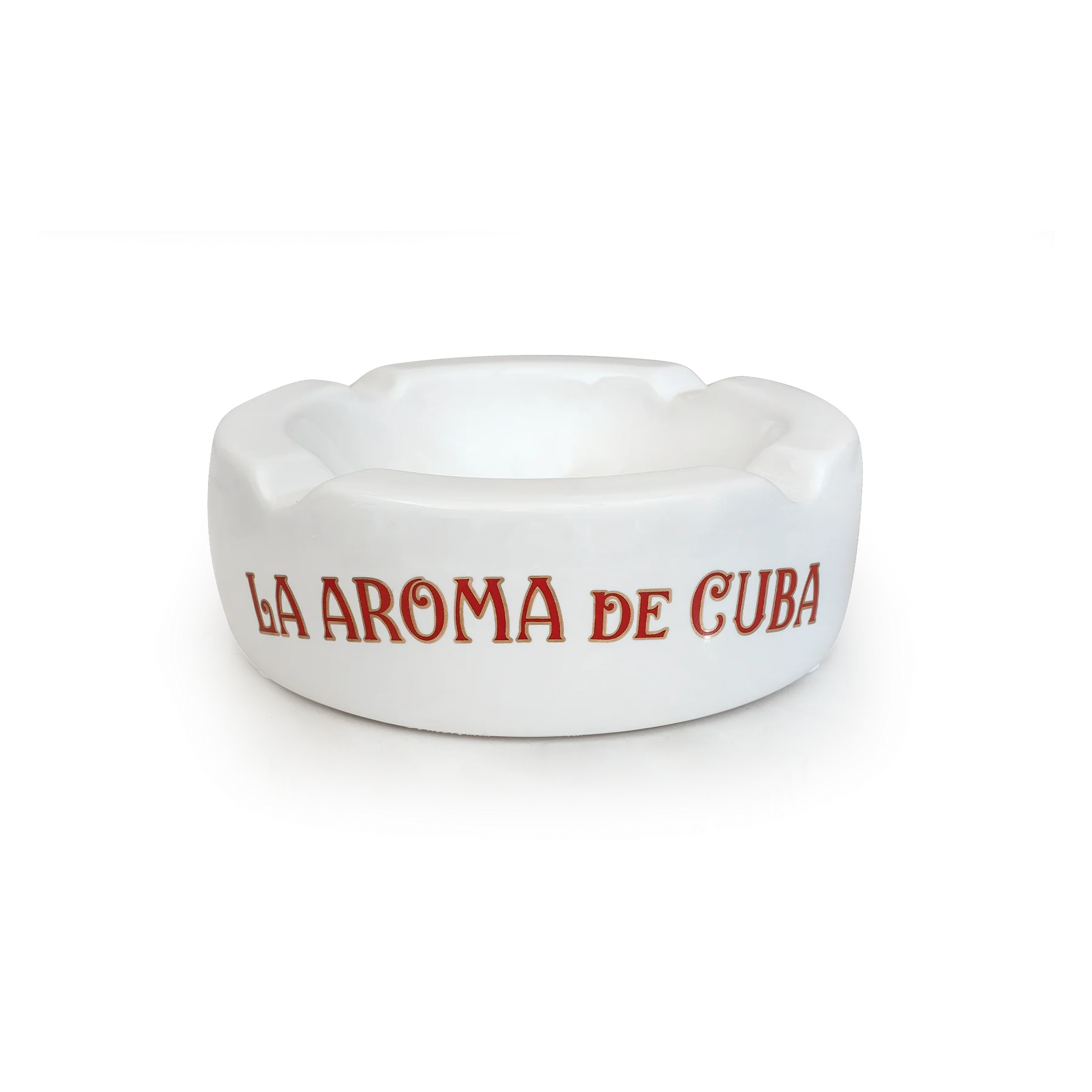 La Aroma De Cuba White Large Ashtray - Vape and Cigar Shop in Calgary