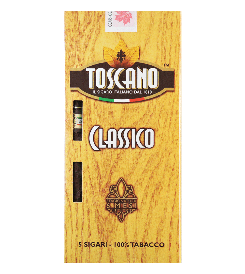 Toscano Classico Pack Of 5 - Vape and Cigar Shop in Calgary