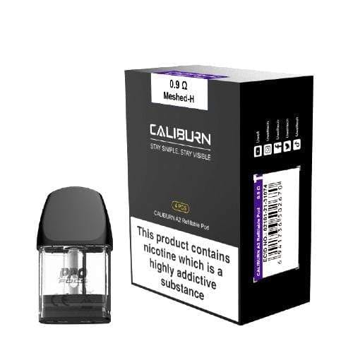 UWELL CALIBURN A2 REPLACEMENT POD (4 PACK) 0.9OHM - Vape and Cigar Shop in Calgary